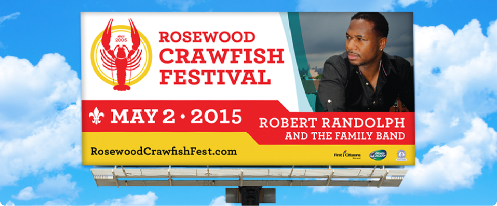 Rosewood Crawfish Festival 2015- branding